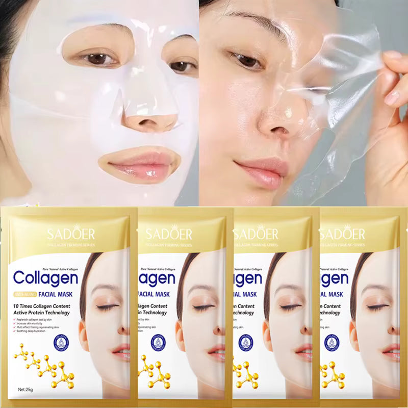 Korean Collagen Face Masks (10 Pack) –