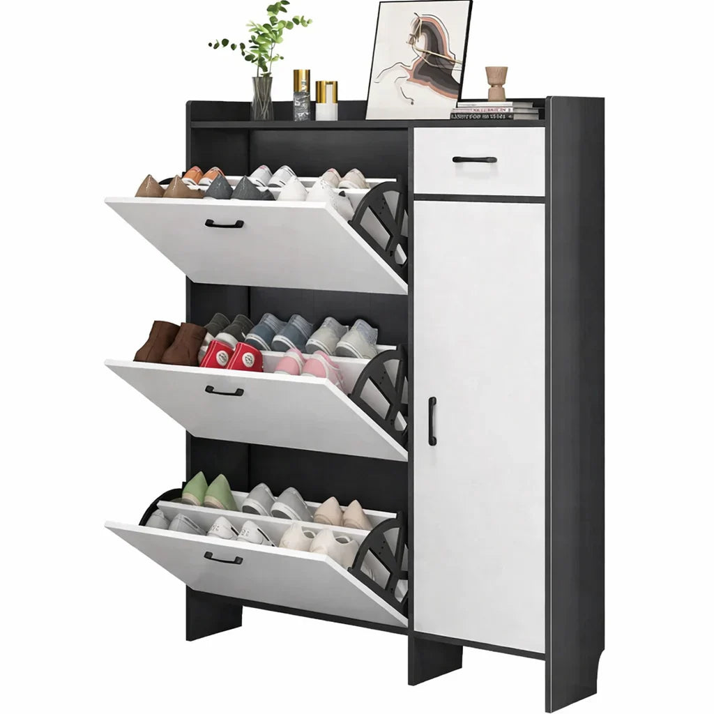 Velvet Step™ Space-Saving Shoe Cabinet