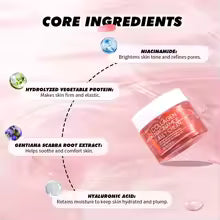 ollagen Jelly Cream & Niacinamide Serum Set – Hydrating & Brightening Duo